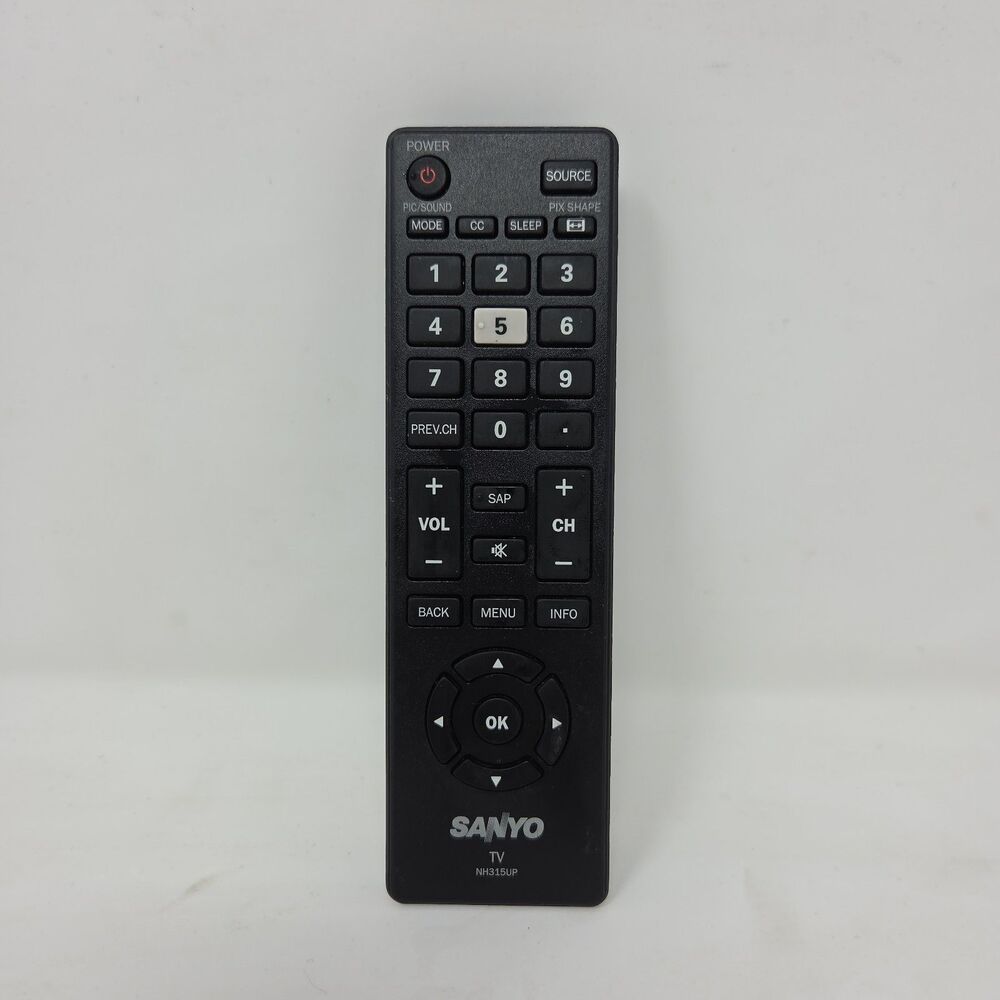 Genuine Sanyo NH315UP TV Remote Control (OEM USED)